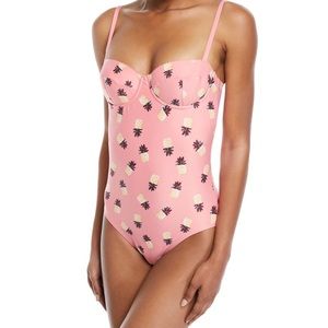 KATE SPADE Pineapple One Piece‎ Swimsuit